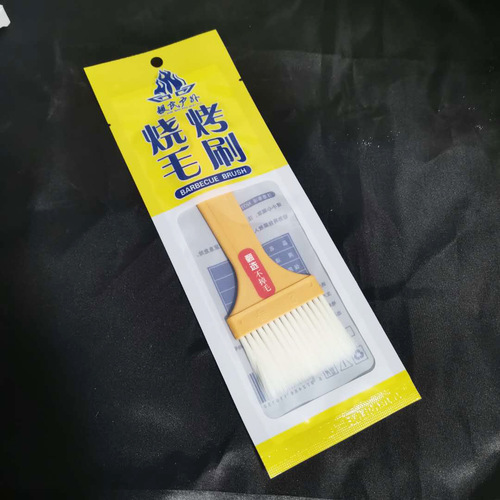 Non-shedding fine hair brush barbecue brush oil brush barbecue baker super independent silver thickened high temperature resistant