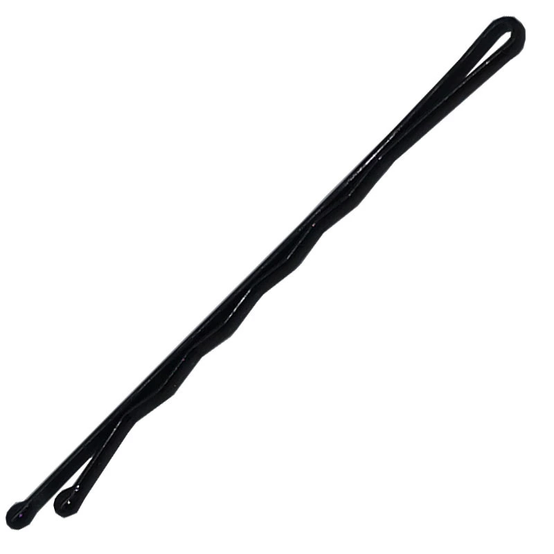 Black hairgrip, hair accessory