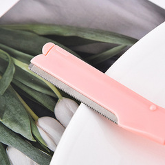 Beauty Tool Mary Ann New Razor Set Combo 3 Pieces of Stainless Steel Razor, Eyebrow Comb, Eyebrow Clips, Eyebrow Scissors