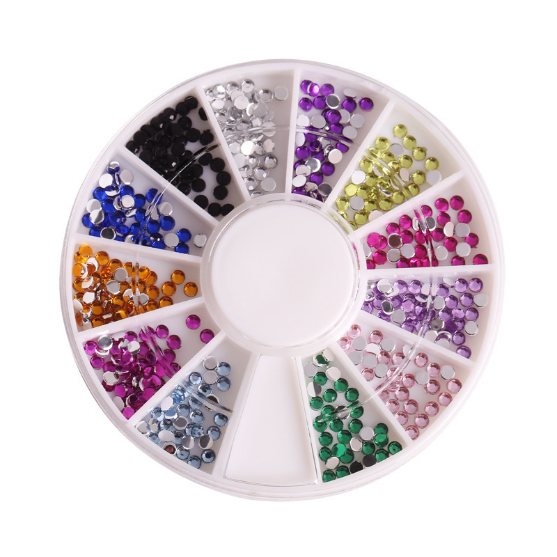 ebay AliExpress nail jewelry flat bottom diamond colored diamond acrylic diamond 2mm round diamond diy nail jewelry turntable ebay AliExpress nail jewelry flat bottom diamond colored diamond acrylic diamond 2mm round diamond diy nail jewelry turntable