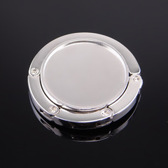 Creative metal backpack organizer, portable student backpack hook, foldable desk-side bag hanger, round bag hanger