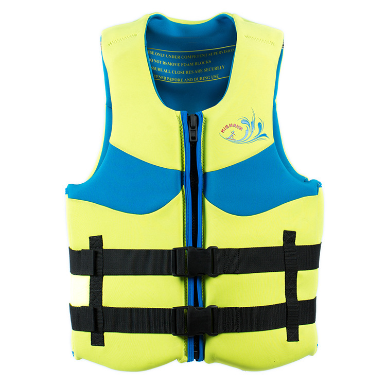 2021夏季新款成人氯丁橡胶潜水料救生衣飘流冲浪浮力保暖救生背心