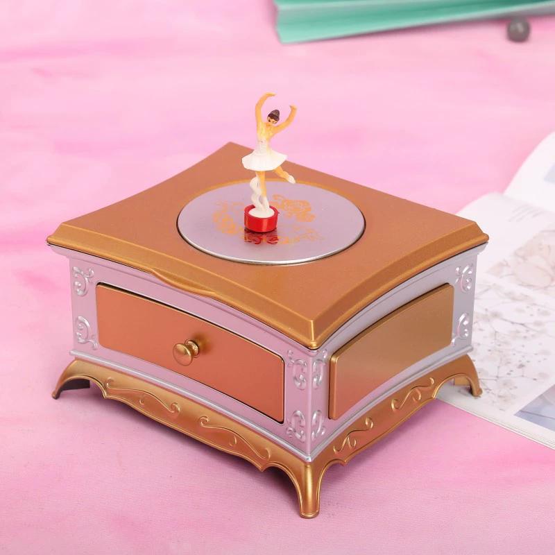 Classic rotating dancing dressing table, music box, Birthday gift