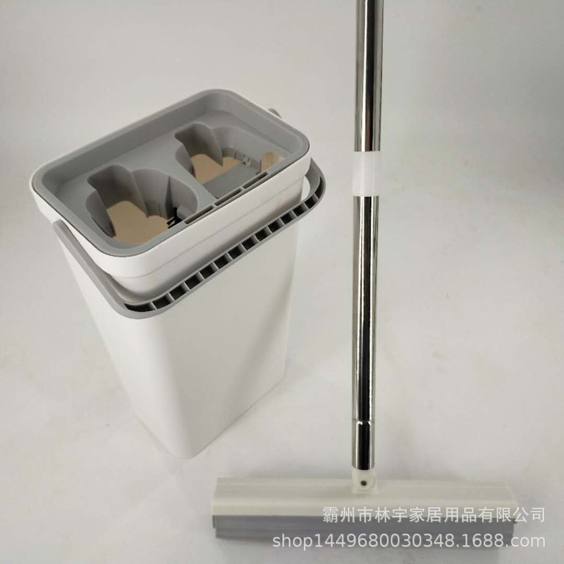 Sponge Mop Absorb Household Solid Squeeze Water Absorbent Holder Mop Bar Mop Afraid of Squeezing Water Mop Head