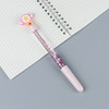 Cartoon cute soft girl fairy pen, small fresh and colorful streaming sand pen net red vibrato, sewing sand gradual writing pen