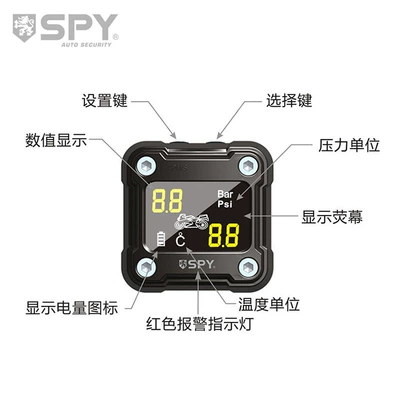 Motorcycle Built-In Sensor Temperature – Tire pressure monitoring system