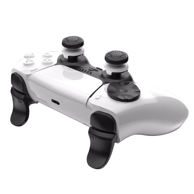 PS5 mango botón 5-en-1 traje P5 GamePad Botón de extensión P5 altura aumento de la tapa