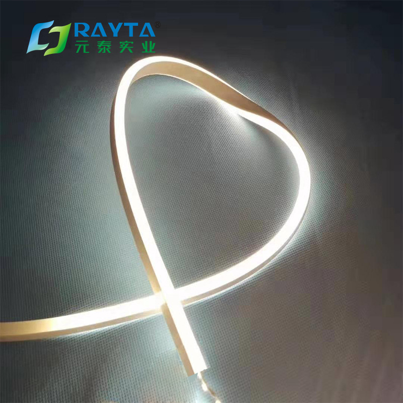 厂家供应 led灯条硅胶套管 0616双色霓虹套管灯带硅胶管 两侧发光