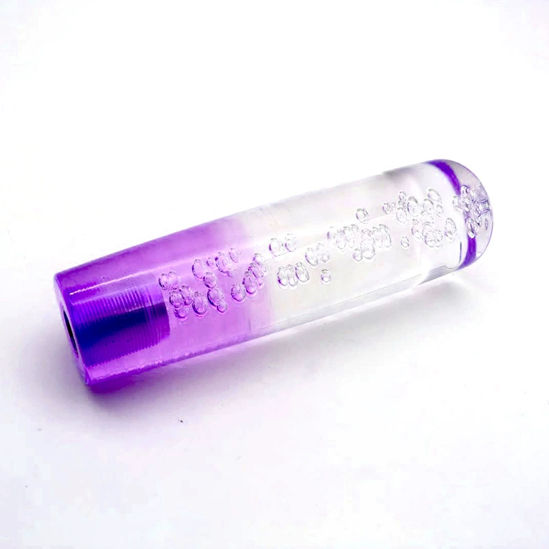 Хрустальная головка переключения с воздухом двухцветная головка переключения передач круглая головка переключения рулона