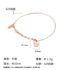 Advanced bracelet with letters, brand jewelry, accessory, European style, silver 925 sample, high-quality style