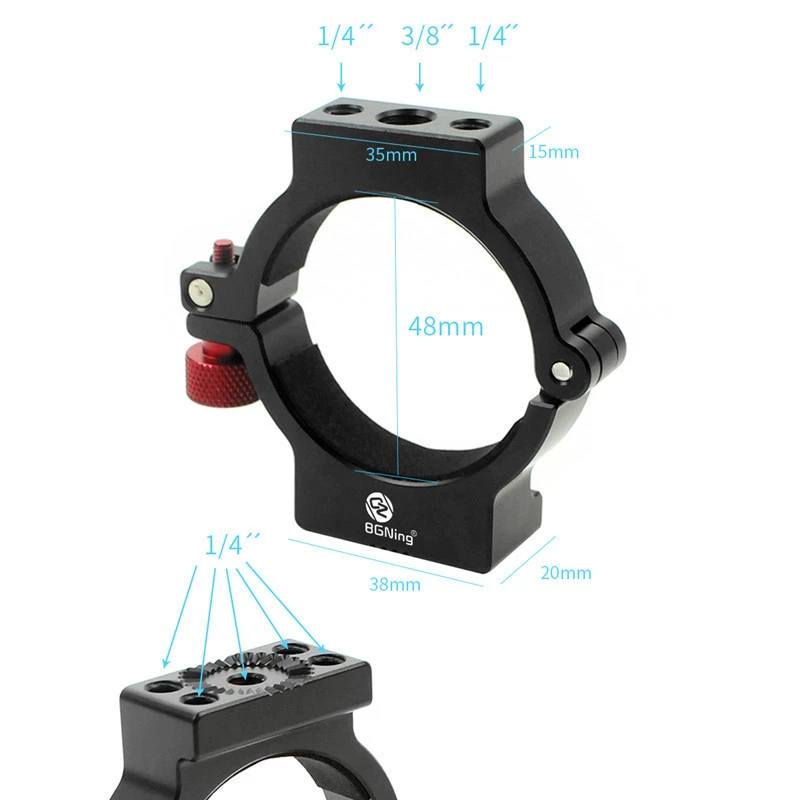 BGNing [подходит для DJI Ronin-S расширительный кольцевой стабилизатор расширительный зажим зажим для зеркальных камер монитор аксессуары]