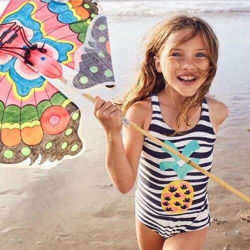 2020 new children's swimsuit girls one-piece sun protection Korean children 1-3 years old baby cute ins swimsuit