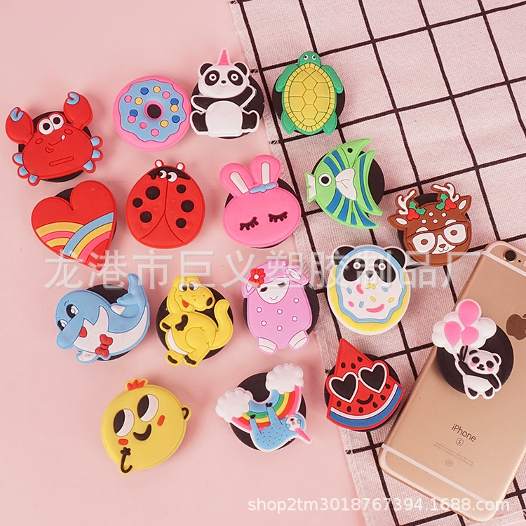 Встряхнуть звук мультфильм Подушка Безопасности Кронштейн Ленивый Настольный мобильный телефон кронштейн стойло сканирования код подарок оптом