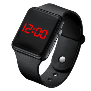 Factory direct Fashion Square LED digital electronic watch student adult couple sunglasses electronic watch wholesale