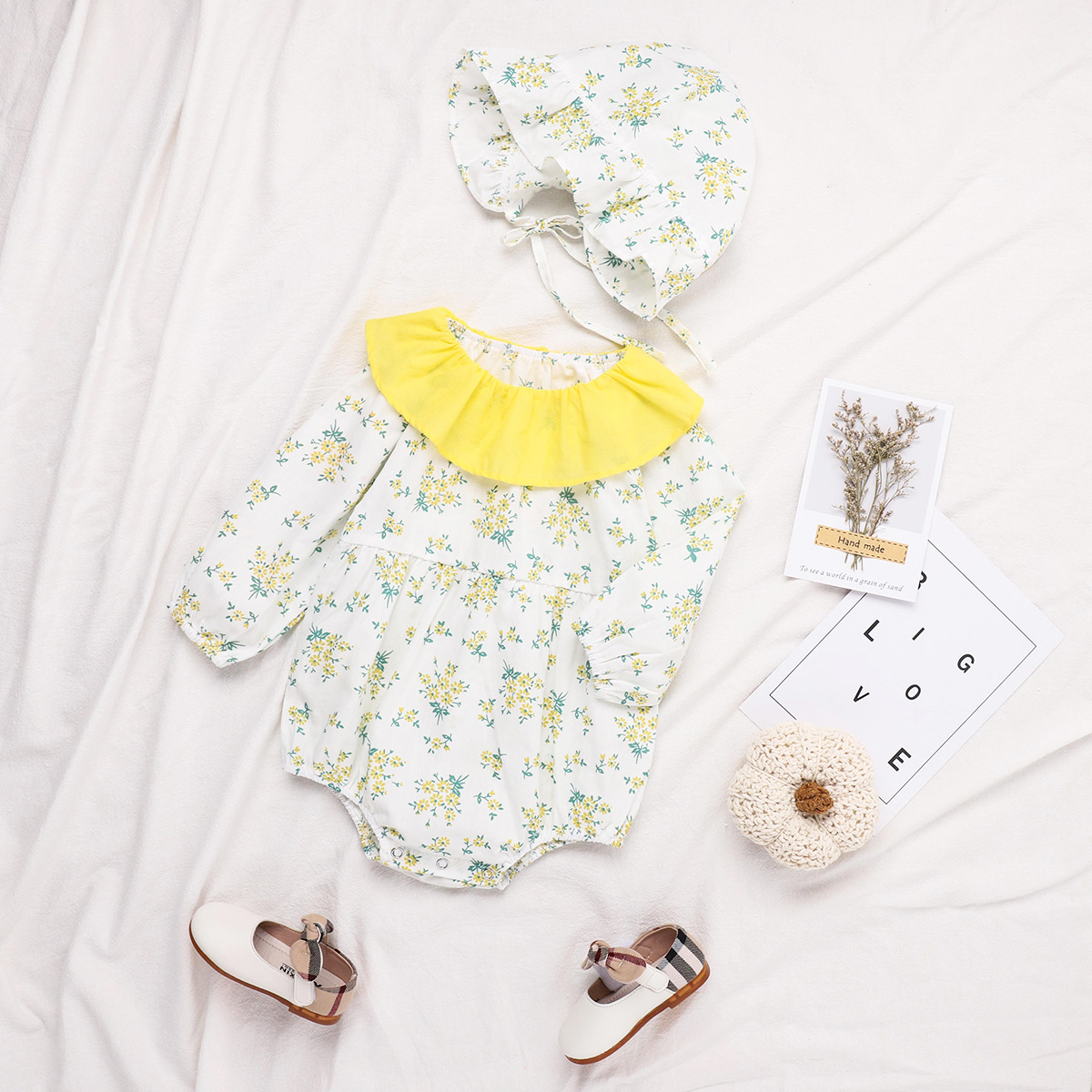 Spring thin bodysuit girl's