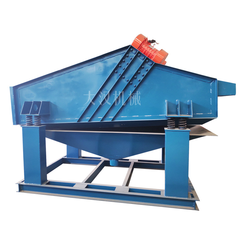 泥浆河砂脱水筛 大型直线振动筛  方形矿用细沙回收成套设备