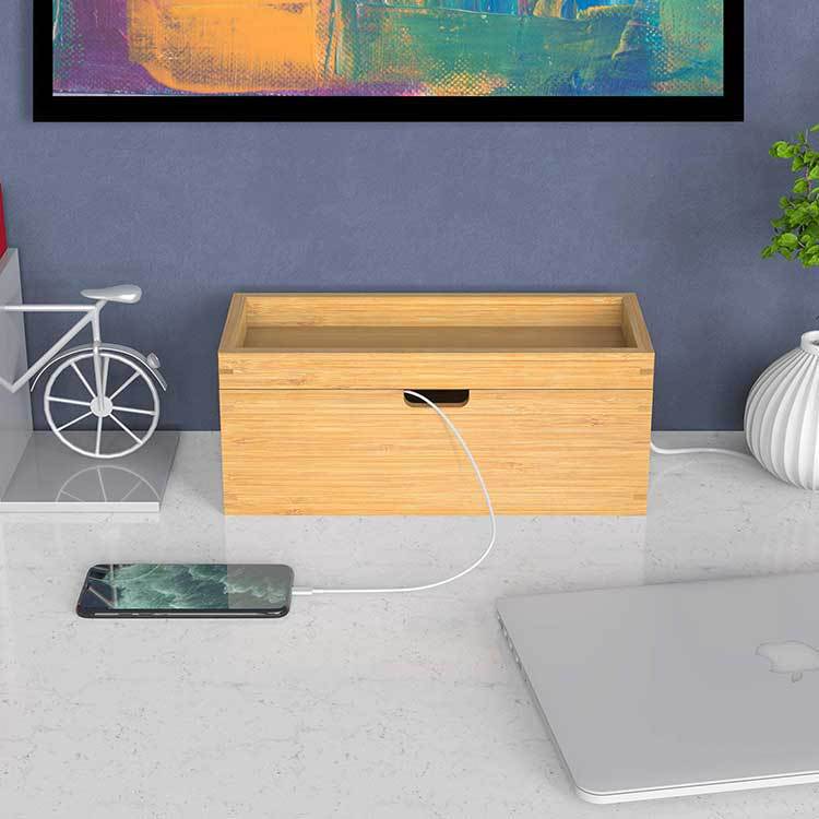 SOURCE Factory simple fashion wire storage box power cord organizing socket winding box patch board cable collecting box number