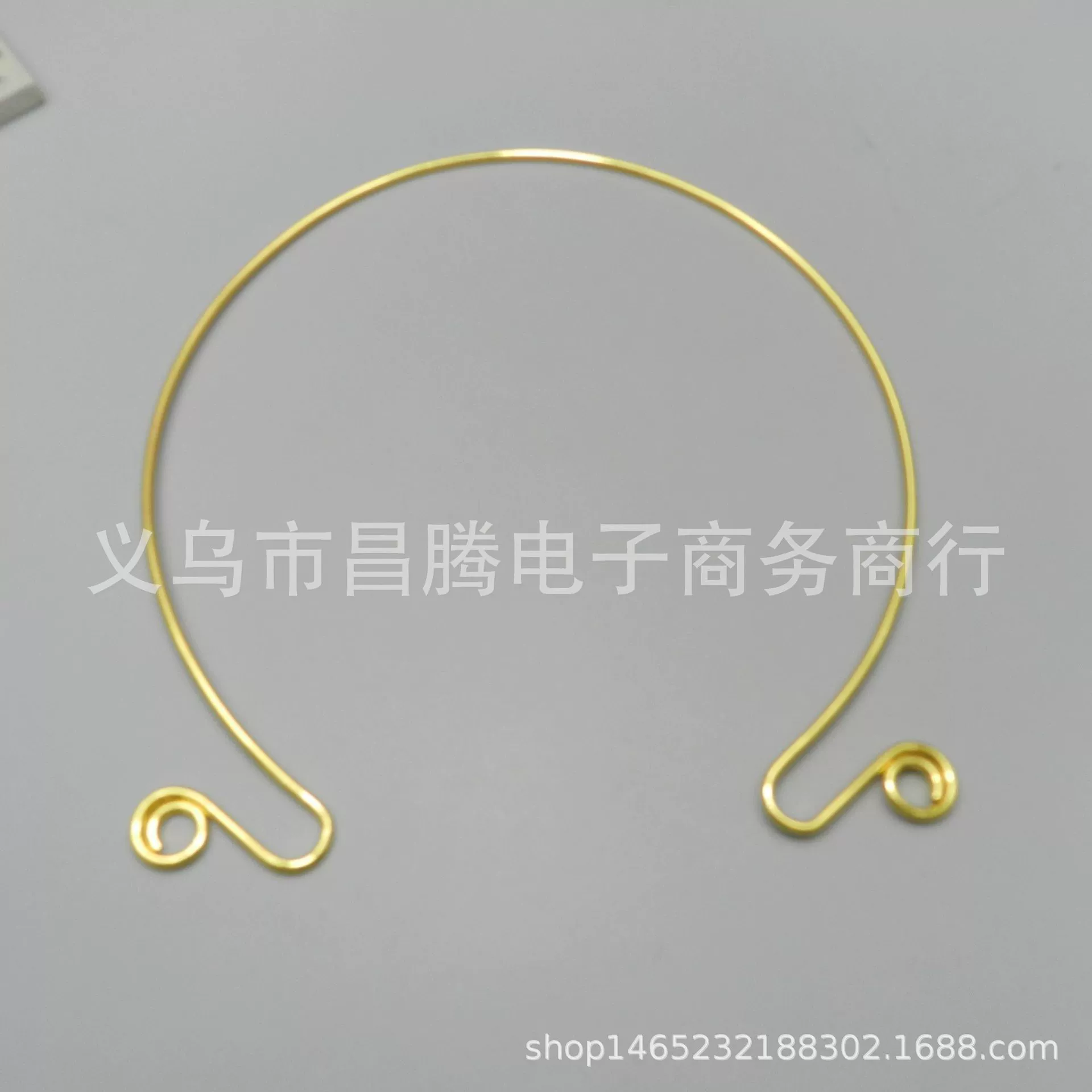 Ювелирные аксессуары DIY Чистый медный цвет с сохранением золотого и серебряного воротника в старинном стиле полукольцо ожерелье аксессуары ретро материалы ручной работы