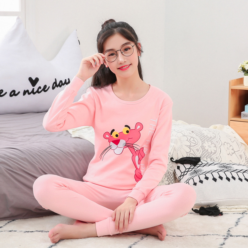 Ropa interior para niños ropa de otoño pantalones largos nuevos niños medianos y grandes ropa interior térmica bebé pijamas traje de desgaste para el hogar