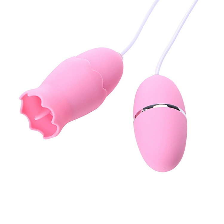 爽米 Яйцо на вкус rechargeable вибрация двойной прыжок имитации языка куннилингус устройство женское мастурбационное устройство флиртовый Adult sex products