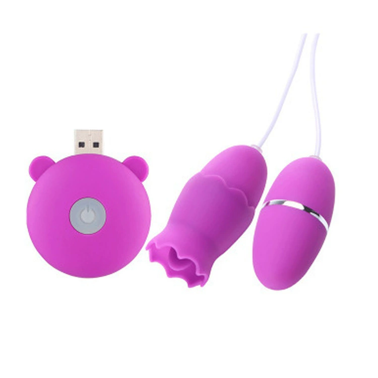 爽米 Яйцо на вкус rechargeable вибрация двойной прыжок имитации языка куннилингус устройство женское мастурбационное устройство флиртовый Adult sex products