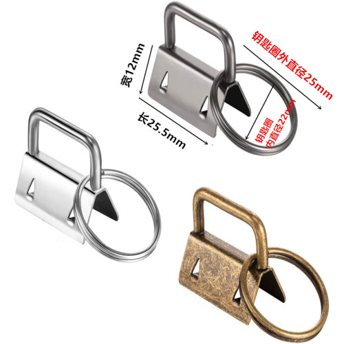 Long-term supply of 25mm tail clip luggage webbing belt clip tail clip metal hardware key ring embroidered felt hanging clip