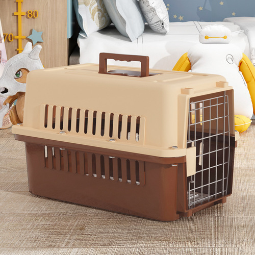 Cat flight box, cat cage, portable out-going dog and pet transport box, air transport box, transport box, flight box