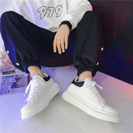 网红小白鞋男百搭厚底增高运动鞋经典款学生情侣板鞋ins麦昆同款