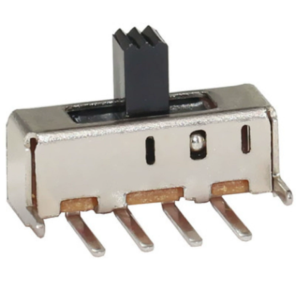 Заводской SMD угловой ножной переключатель трёхскоростной SS-13F24 (1P3T) с регулируемой высотой рукояти, скользящий переключатель