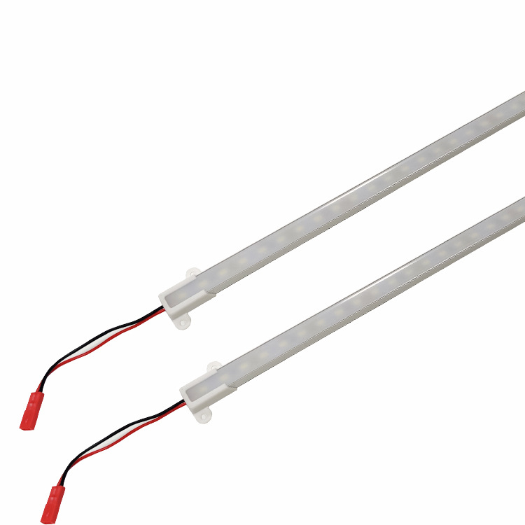 LED estante luz lamina empotrada tira de luz de ranura de aluminio tira de luz 12V Luz lineal para escaparate estante de luz