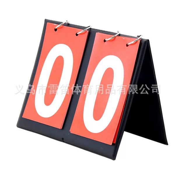 2-digit page-turning scoreboard football scoreboard basketball game scoreboard countdown page-turning card foldable