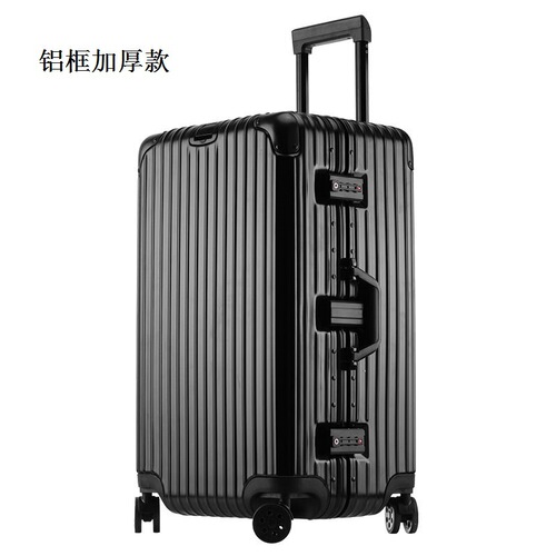 Large Capacity Luggage with Swivel Wheels for Men and Women, 29-inch Thick Aluminum Frame Carry-on Suitcase, Travel Bag, 26-inch