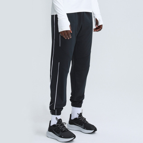Drawstring casual sports pants men's wholesale training slim basketball pants fitness pants