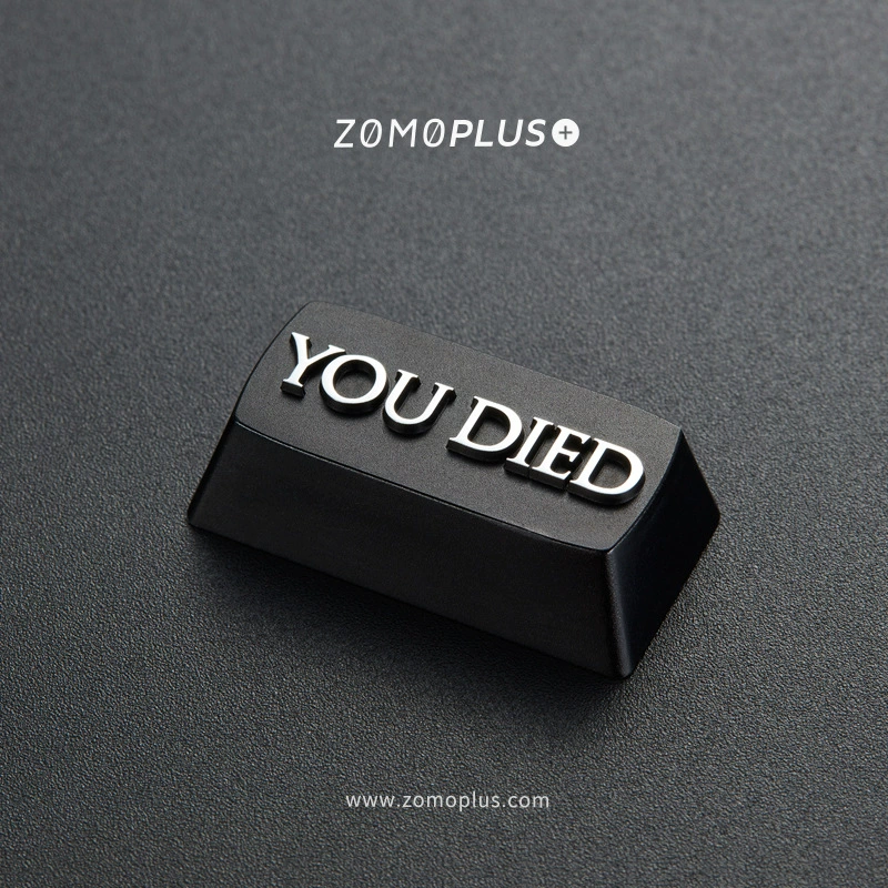 Механическая клавиатура ZOMO You Died Soul of Death GAME OVER Retreat с персональными металлическими колпачками