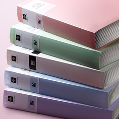 Information booklet A4 insert folder transparent inner page plastic pp test paper music score folder 30 pages 40 pages 60 pages wholesale