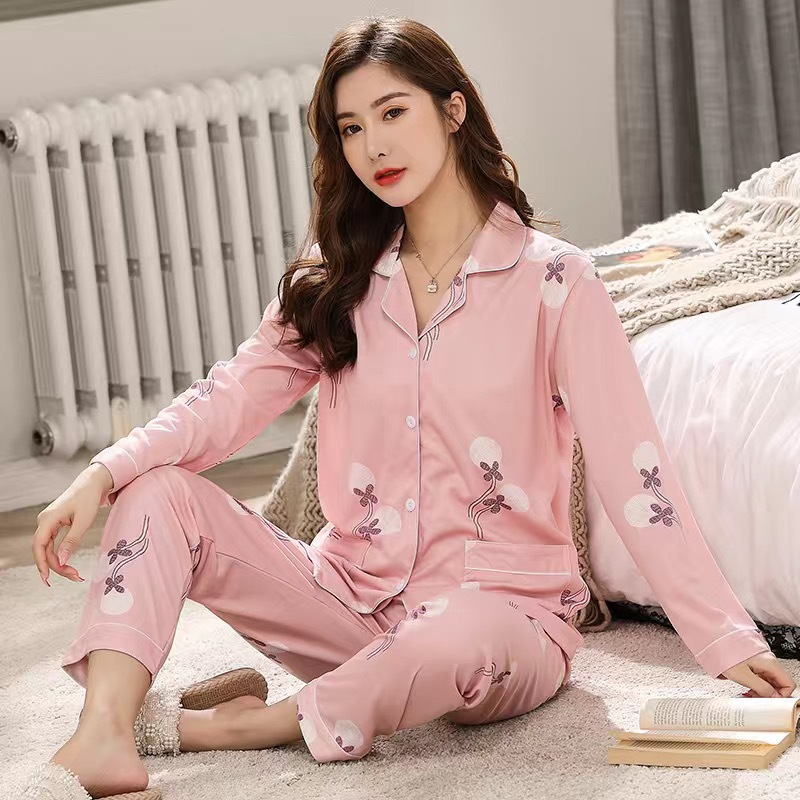 Primavera y otoño gran Zodiaco rojo año pijamas de manga larga de las mujeres 100% puro algodón lindo conejo año 2023 Nuevo Hogar desgaste