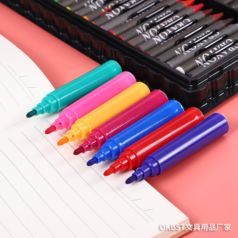 Conjunto de pluma de pintura para niños Traje de pluma de acuarela de 150 piezas Pluma de color para colorear Herramientas de pintura lavables de jardín de infantes