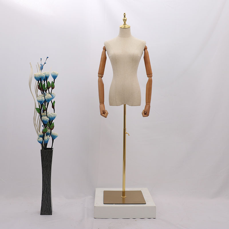 Maniquí de escaparate para tienda de ropa, maniquí femenino de medio cuerpo, maniquí de exhibición, maniquí de enseñanza, maniquí femenino para ropa, modelo de busto pequeño.