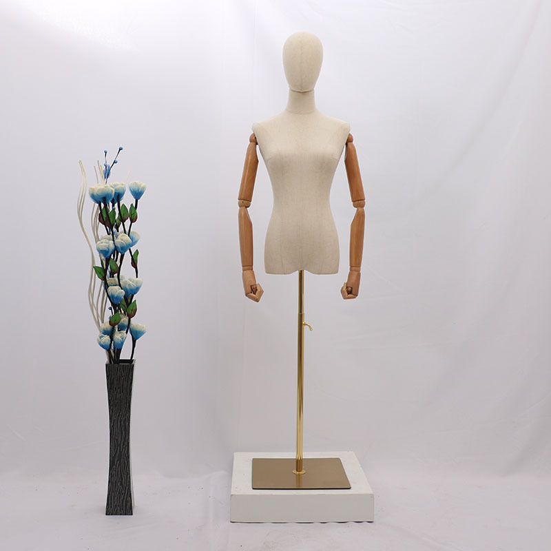 Maniquí de escaparate para tienda de ropa, maniquí femenino de medio cuerpo, maniquí de exhibición, maniquí de enseñanza, maniquí femenino para ropa, modelo de busto pequeño.