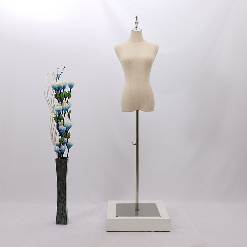 Maniquí de escaparate para tienda de ropa, maniquí femenino de medio cuerpo, maniquí de exhibición, maniquí de enseñanza, maniquí femenino para ropa, modelo de busto pequeño.