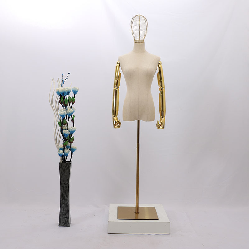 Maniquí de escaparate para tienda de ropa, maniquí femenino de medio cuerpo, maniquí de exhibición, maniquí de enseñanza, maniquí femenino para ropa, modelo de busto pequeño.