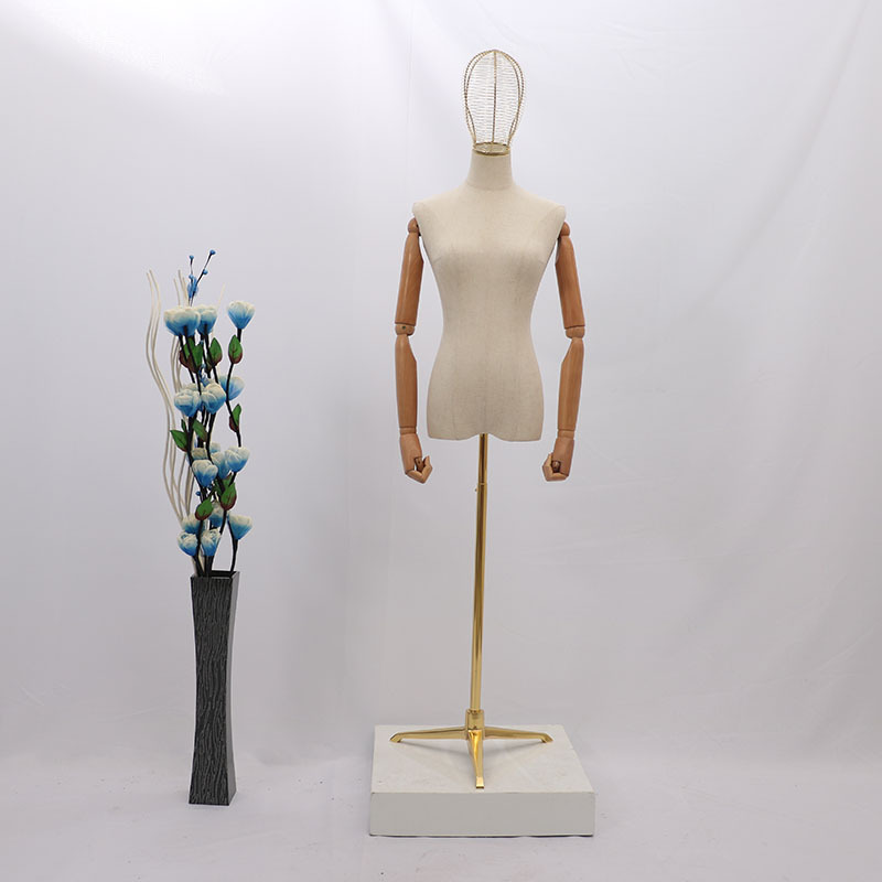 Maniquí de escaparate para tienda de ropa, maniquí femenino de medio cuerpo, maniquí de exhibición, maniquí de enseñanza, maniquí femenino para ropa, modelo de busto pequeño.