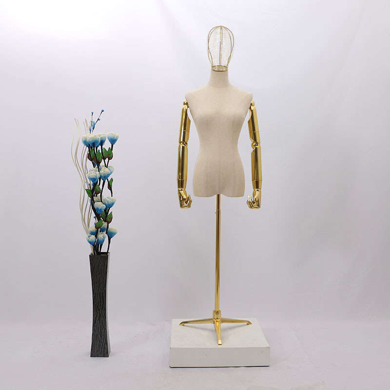 Maniquí de escaparate para tienda de ropa, maniquí femenino de medio cuerpo, maniquí de exhibición, maniquí de enseñanza, maniquí femenino para ropa, modelo de busto pequeño.