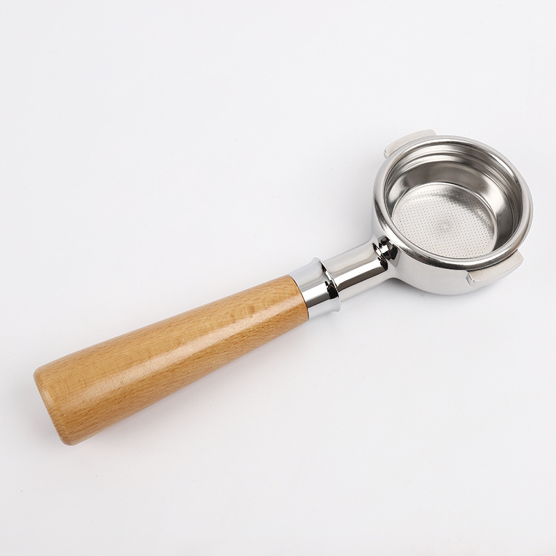 Máquina de café cabeza cervecera Aibao E61/Gemile/WEGA/Rocket universal 58 de dos orejas sin fondo mango de la máquina de café