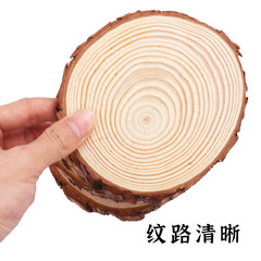 Factory Christmas decoration pine wood slices for film shooting, graffiti painting DIY round wood slices for children's toys