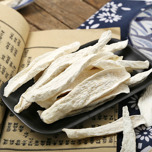 Manufacturer wholesales Henan Wenxian oblique sliced iron bar yam, new low-temperature dried yam tablets, medicinal and edible yam