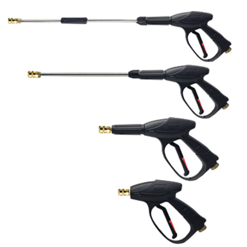High-pressure fan-shaped car wash water gun wipe-free quick-connect nozzle 280 type 380 type 58 cleaning machine all-copper water gun accessories