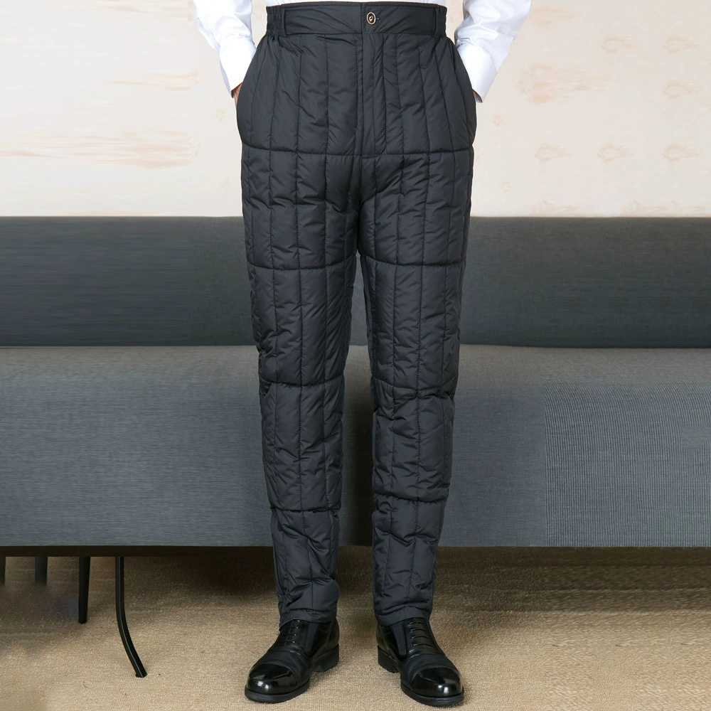 Очень большие мужские теплые брюки для полных мужчин, брюки для папы, утолщенные зимние хлопковые брюки, дедушкины