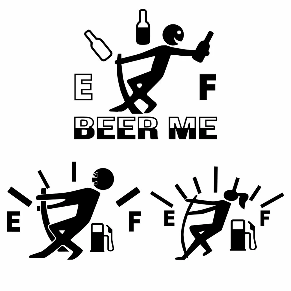 Трансграничная оптовая продажа взрывчатки с высоким расходом топлива Наклейки для часов EF топливный бак Логотип Автомобильные наклейки Внешняя торговля счетчик топливного бака автомобильные наклейки