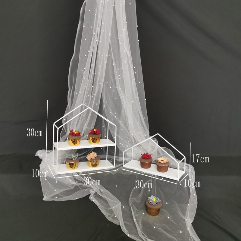 Plato de postre, platos de refrigerio, platos de bodas de hierro forjado, estantes de pasteles, pasteles, pasteles, frutas, bandejas de exhibición de refrigeración
